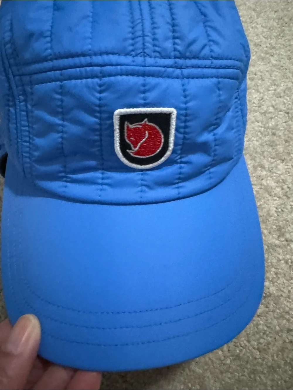 Fjällräven Expedition Lätt Cap Blue Fold Down Ear Flap Outdoor Gorpcore-L/XL - Picture 3 of 10
